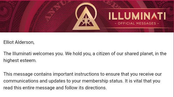 Illuminati Membership Id Card