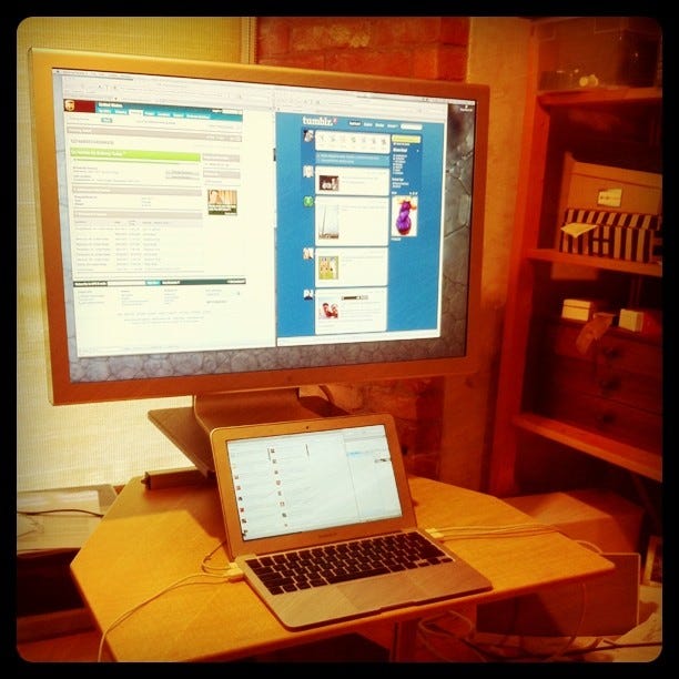 My New Kangaroo Stand Up Desk Apparatus Has Arrived And It Works