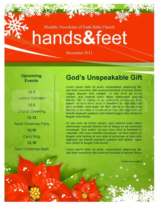 10 Free Church Newsletter Templates You Can Use Now By Get A Newsletter Medium 10 Free Church Newsletter Templates You Can Use Now By Get A Newsletter Medium