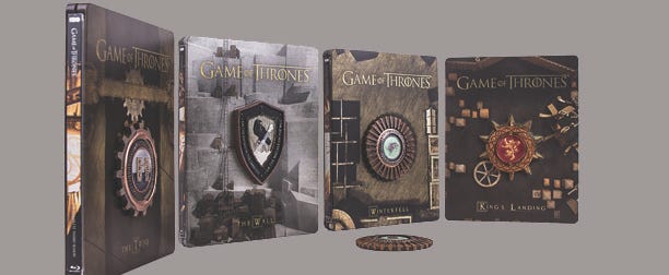 Giveaway Game Of Thrones Season 3 4 Steelbook Collector S Set From Hbo Home Entertainment By Jon Partridge Cinapse