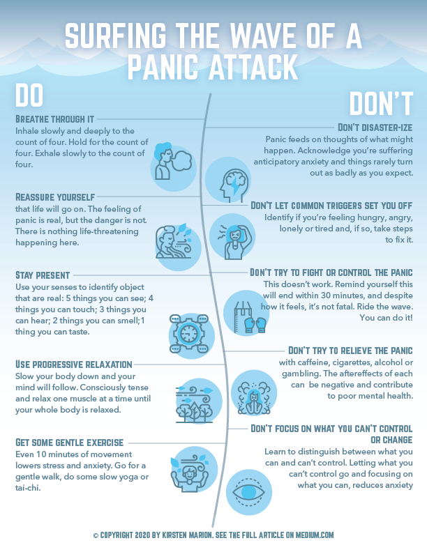 7 steps for getting through a panic attack