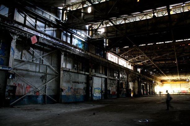 An abandoned factory