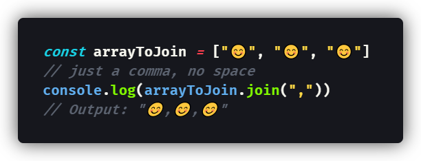 How to Convert an Array to a String with Commas in JavaScript | by Dr.  Derek Austin 🥳 | Coding at Dawn | Medium