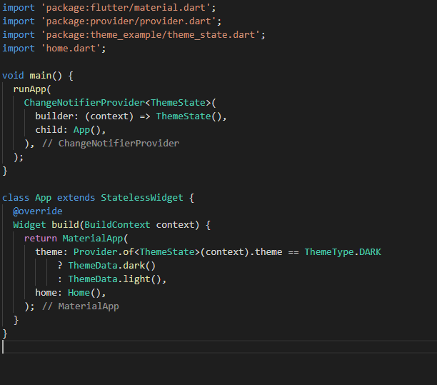 Flutter Dark Mode and Light Mode. | by Gss Aditya | Medium