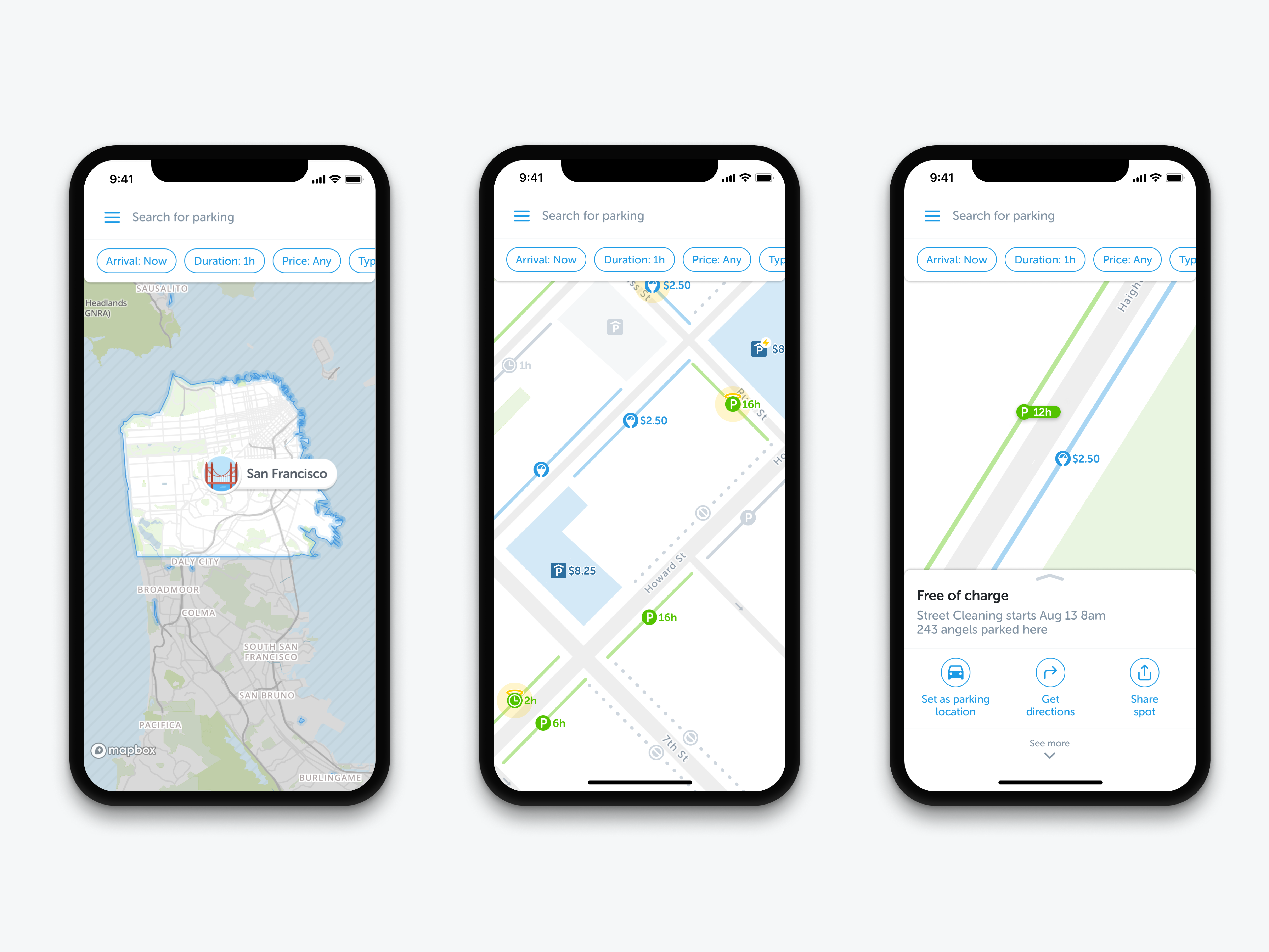 Designing Towards Live Parking Map A Ux Case Study By Florent Lenormand Ux Collective