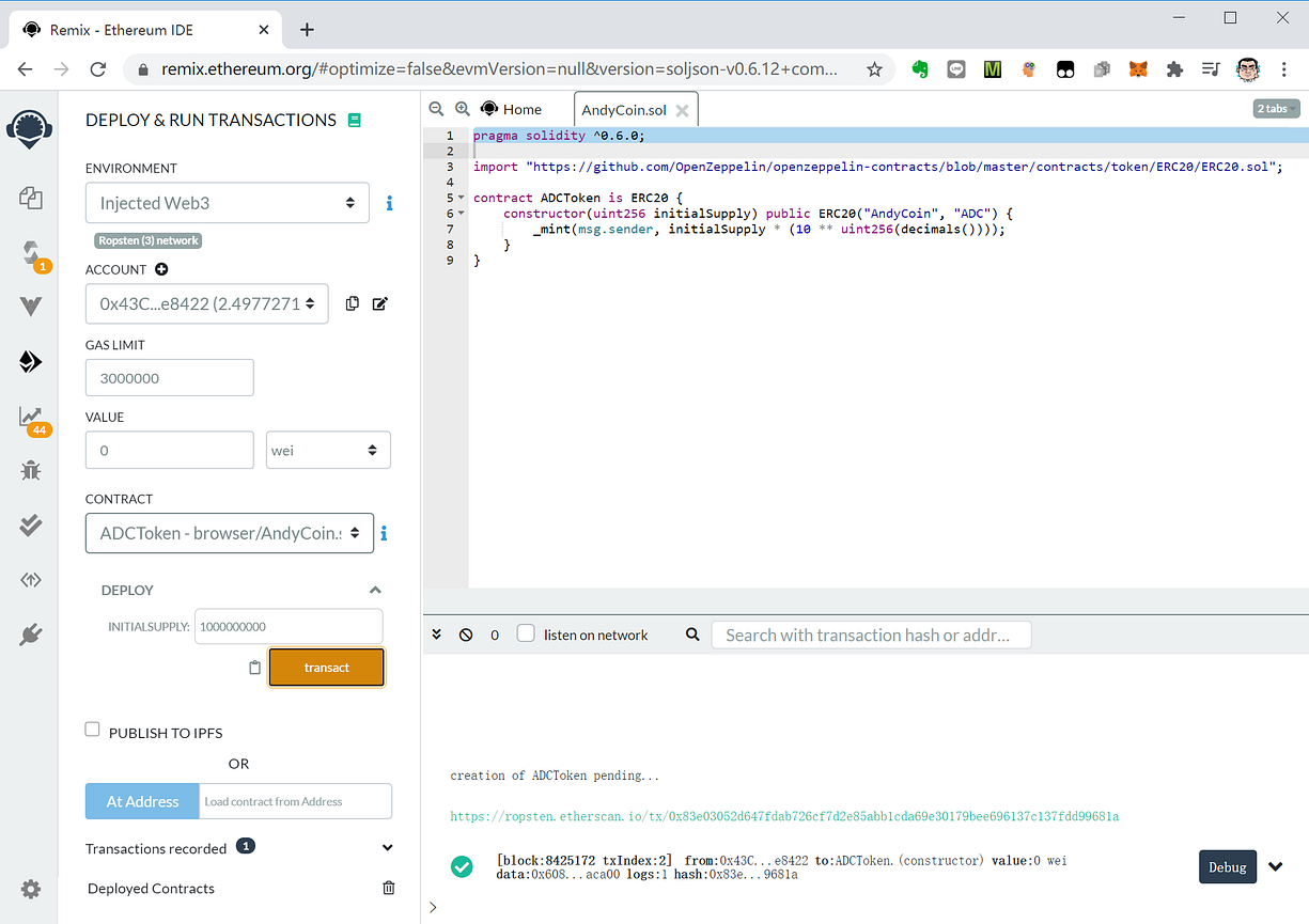 七行代碼發行 Token 一圓曾經的ICO美夢 七行代碼發行 Token 一圓曾經的ICO美夢