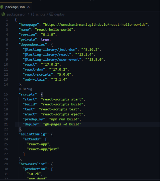 Deploy a simple React App on GitHub pages | by Nirmani Roopasinghe ...