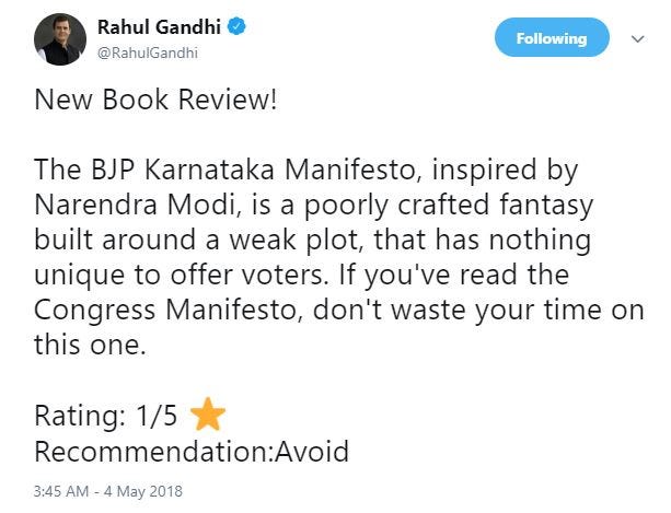 BJP Manifesto A Document Of Hollow Promises By Indian National Congress Medium