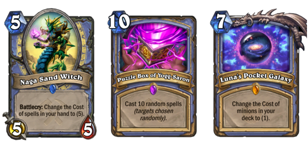 Hearthstone I Combined Puzzle Box Of Yogg Saron With 7 Archmage Vargoth Saviors Of Uldum Youtube