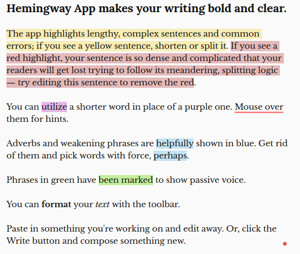 How to Use the Hemingway App to Improve Your Writing | by Jennifer Geer |  Better Marketing