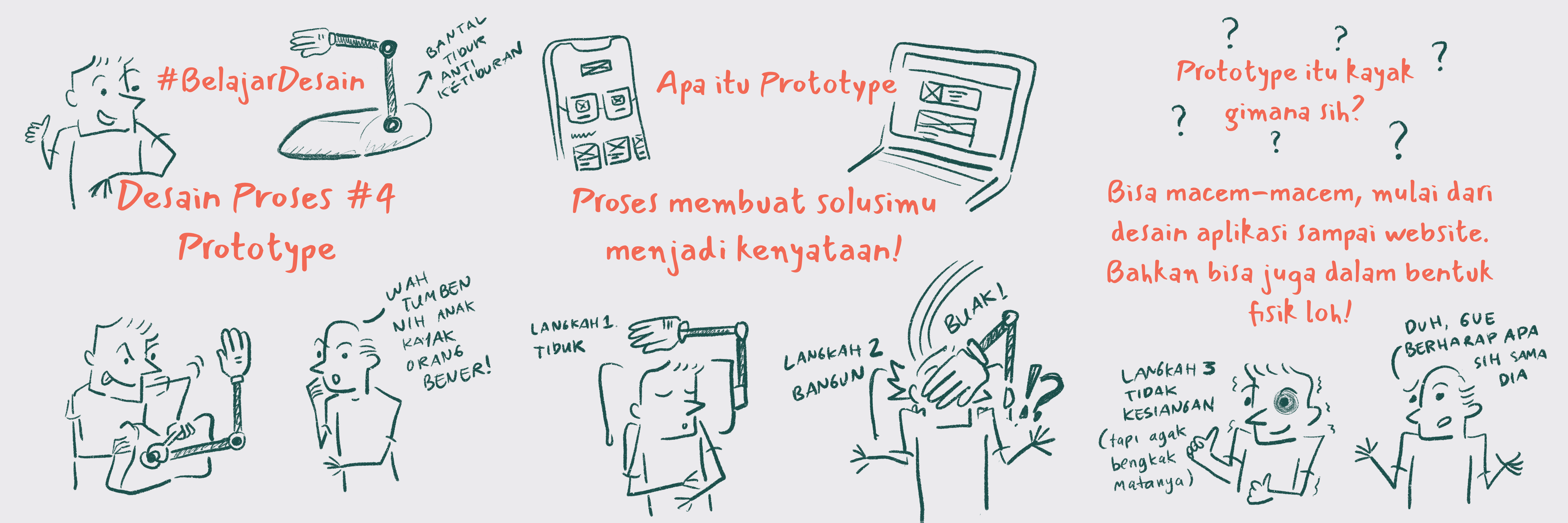 Desain Proses 4 — Prototype. Proses membuat ide mu