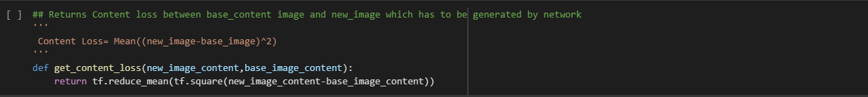 Content Loss