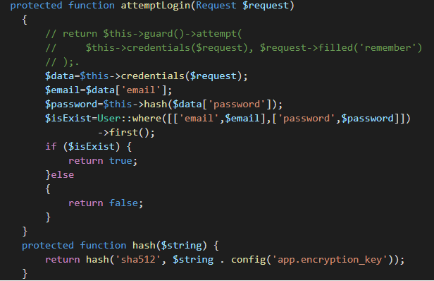 A quick way to change Password encryption method in Laravel 7 | by ...