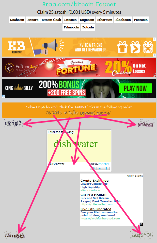 Como Ganar 300 Satoshis Btc En Una Hora Con 8raa Bitcoin Faucet - 