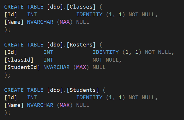 The simple joy of parity and translation using EF Core and  
