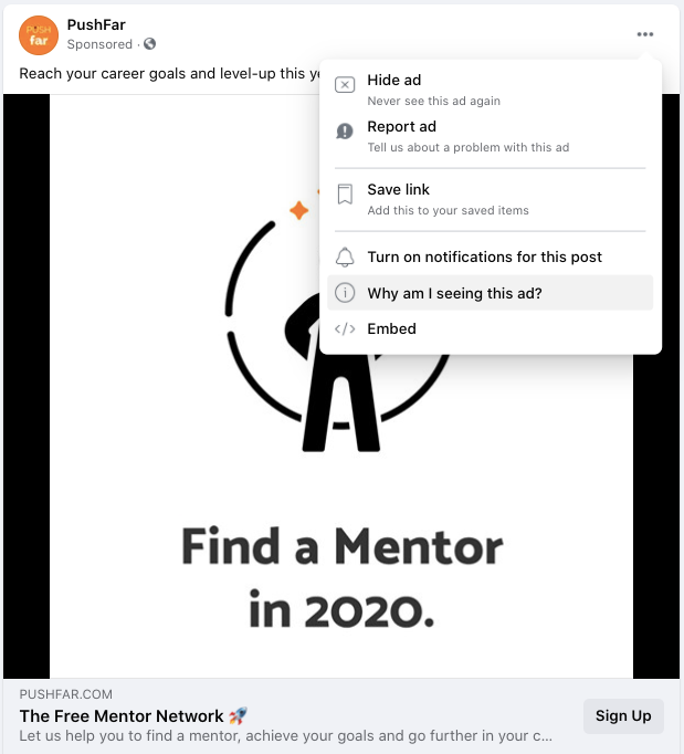 How to Find Out Why You See Certain Facebook Ads by Victoria Kurichenko Better Marketing