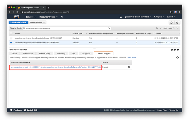 Event-driven, Serverless Architectures with AWS Lambda, SQS, DynamoDB