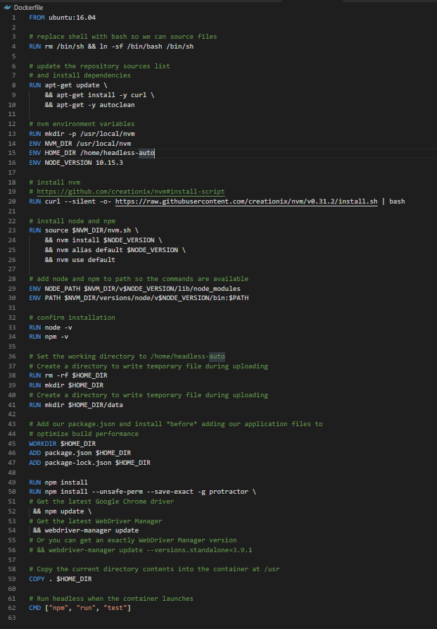 How to perform the file upload operation with Protractor on Docker