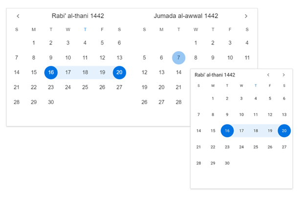 Introduction To Hijri Date Range Picker In Flutter By Rajeshwari Pandinagarajan Syncfusion Medium