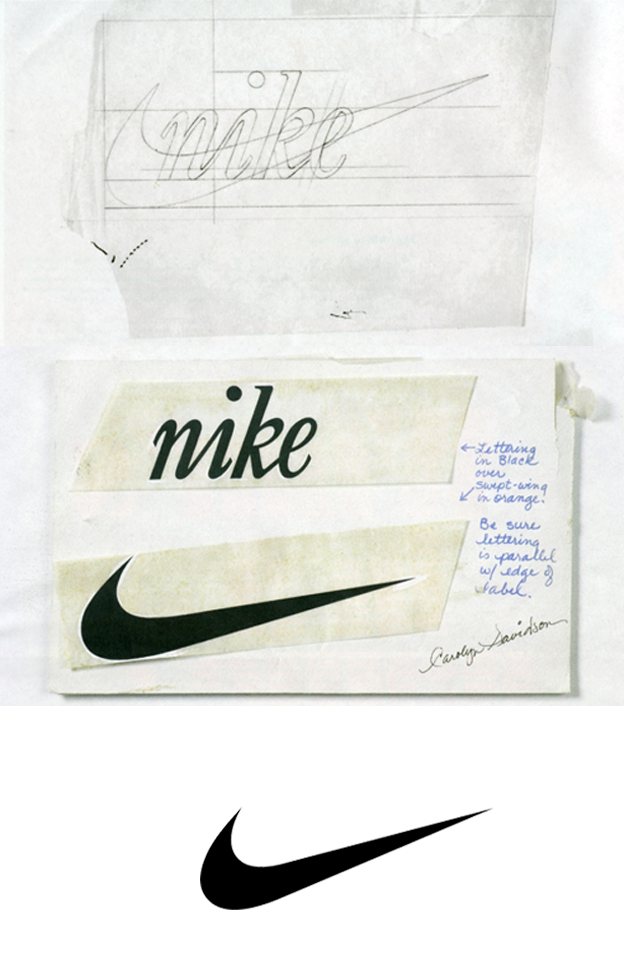 nike logo over the years