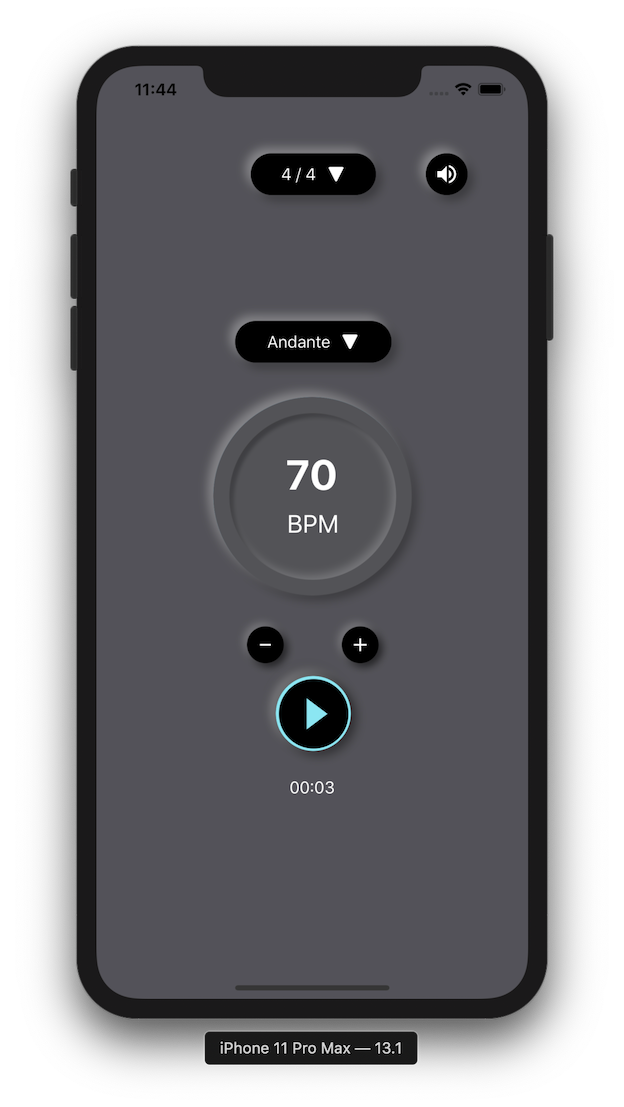 [Swift]Metronome 3 Glowing Animation發光動畫效果 Penny Ng Medium