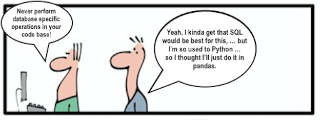 Postgresql Vs Pandas How To Balance Tasks Between Server