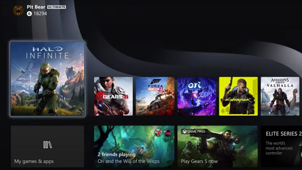 xbox dashboard