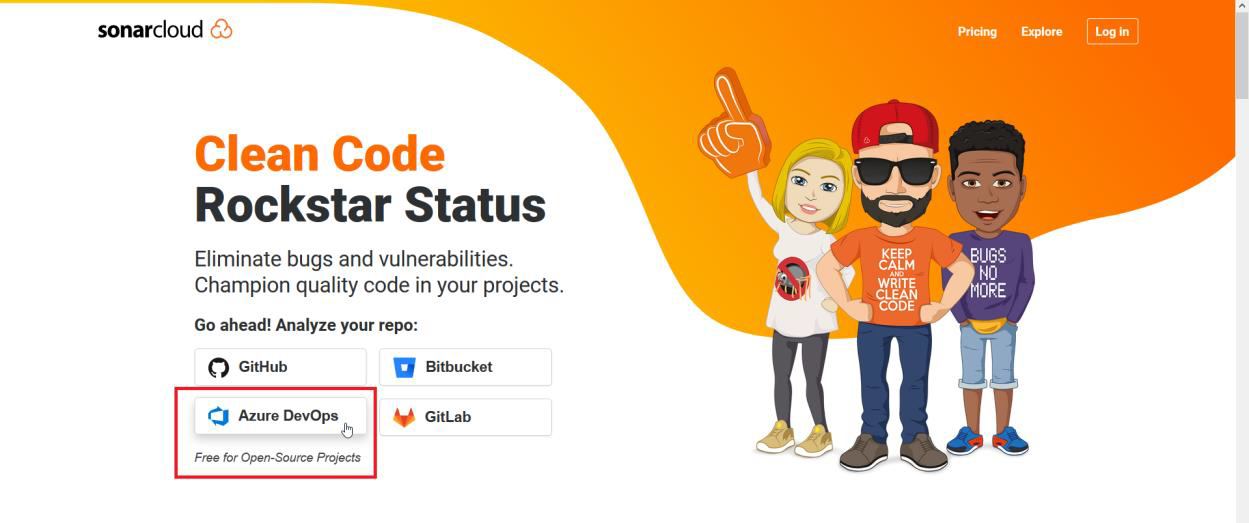 connecting Sonarcloud to Azure DevOps