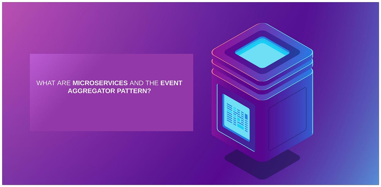 What are microservices and the event aggregator pattern?