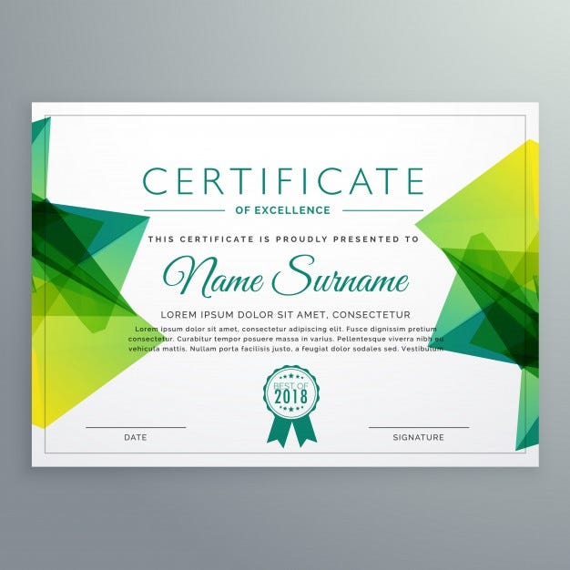 Certificate Templates For Word Free Downloads