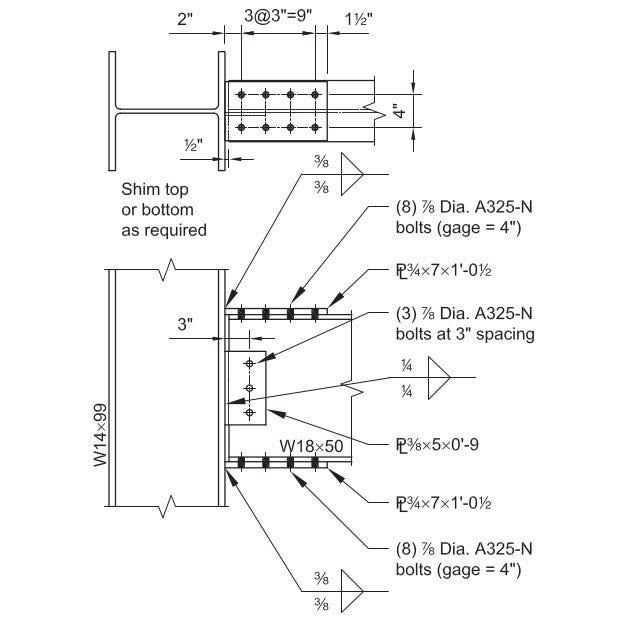 AISC 360: Moment Connection Design Example | by Zoe Liang | SkyCiv ...