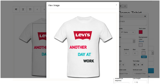 levi's custom t shirt