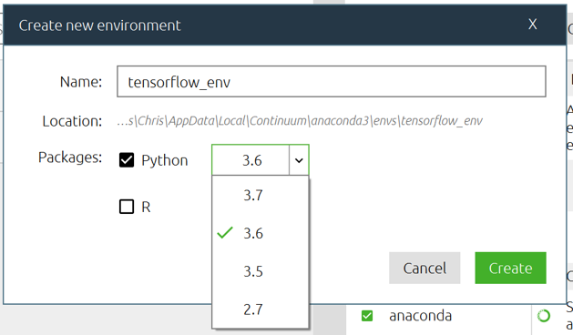 tensorflow anaconda tutorial