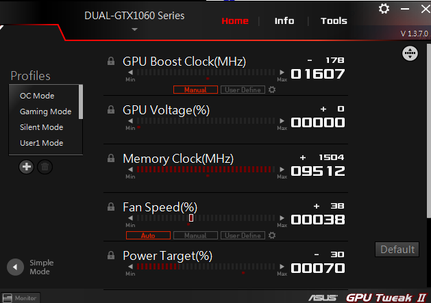 Hash rate improvement with Nvidia ASUS 1060 / 1070 GPU for Ether-Like  Mining & GPU Tweak II | by robek 'rw' world | robek.world