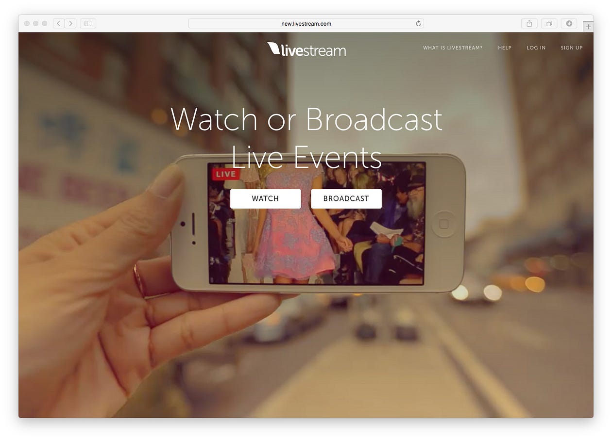 Readymag blog Secret Widgets: Lifestream online broadcasting