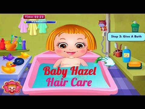Help Baby Hazel With Hair Hair Care Video Game Game For Kids
