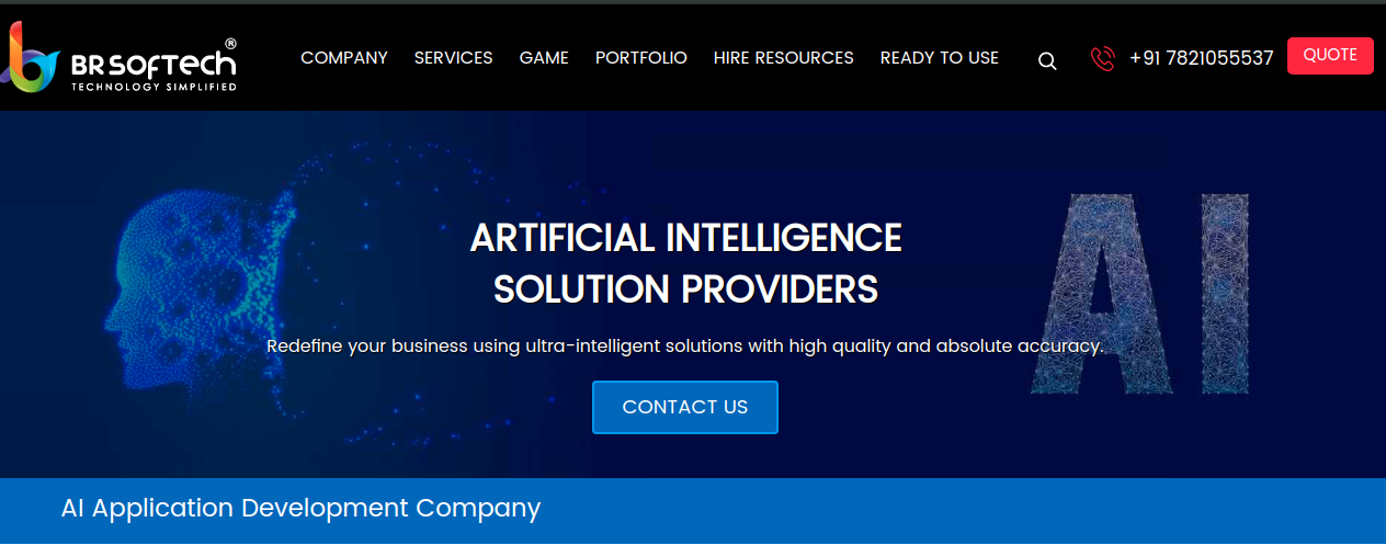 BR Softech — AI solution provider