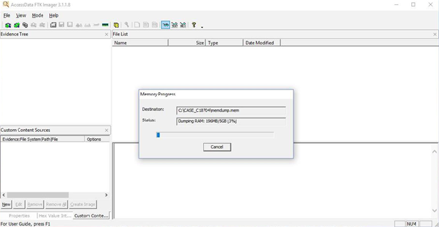 Forensic Report Sample Volatile Memory Acquisition Using Ftk Imager Lite By Vishal Thakur Medium Forensic Report Sample Volatile Memory Acquisition Using Ftk Imager Lite By Vishal Thakur Medium