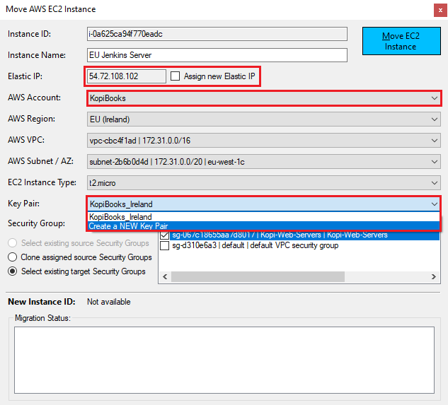 Aws Move Ec2 To Another Subnet