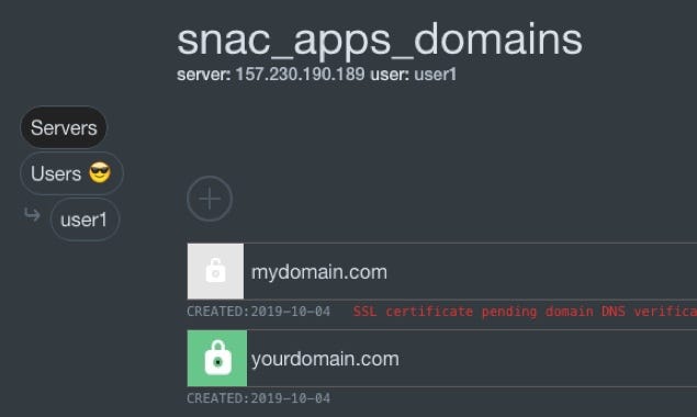 Domains are setup and awaiting SSL Certificate
