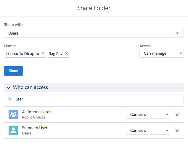 Share your Report and Dashboard Folders Lightning Fast! by Anusha