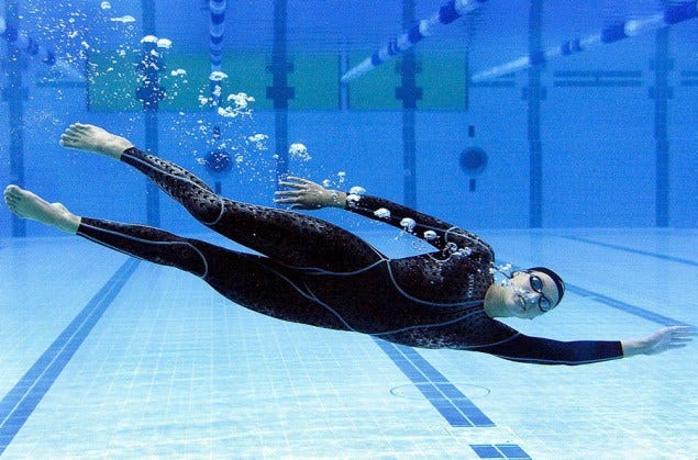 A evolução dos trajes de natação. Uma breve história de como a tecnologia…  | by Talitha Adde | Medium