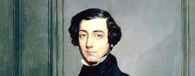 Portrait of Alexis de Tocqueville.