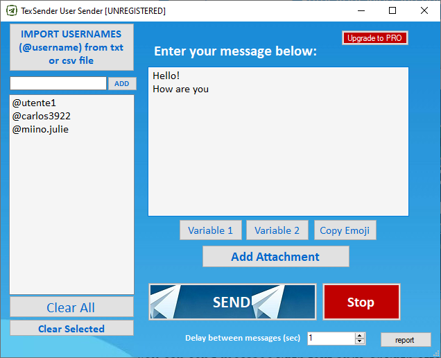 See send message to Zoom Chat: