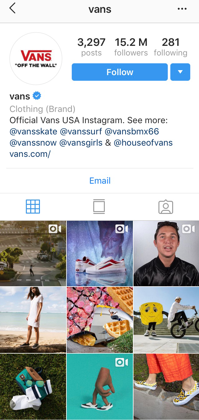 vans skate insta
