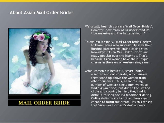 mail order bride