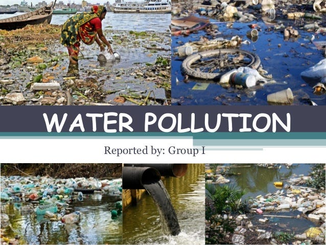 Water Pollution. Water pollution is one of the major… | by Sidra Riaz ...