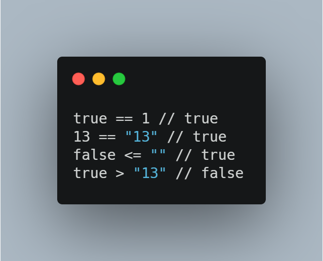 Implicit Type Coercion In Comparison JavaScript By Tinkal Medium Implicit type coercion in comparison javascript by tinkal medium