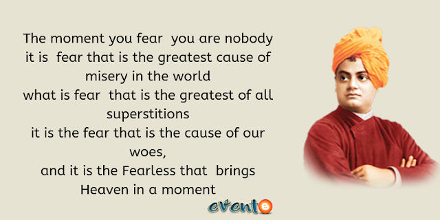 swami vivekananda thoughts on fear