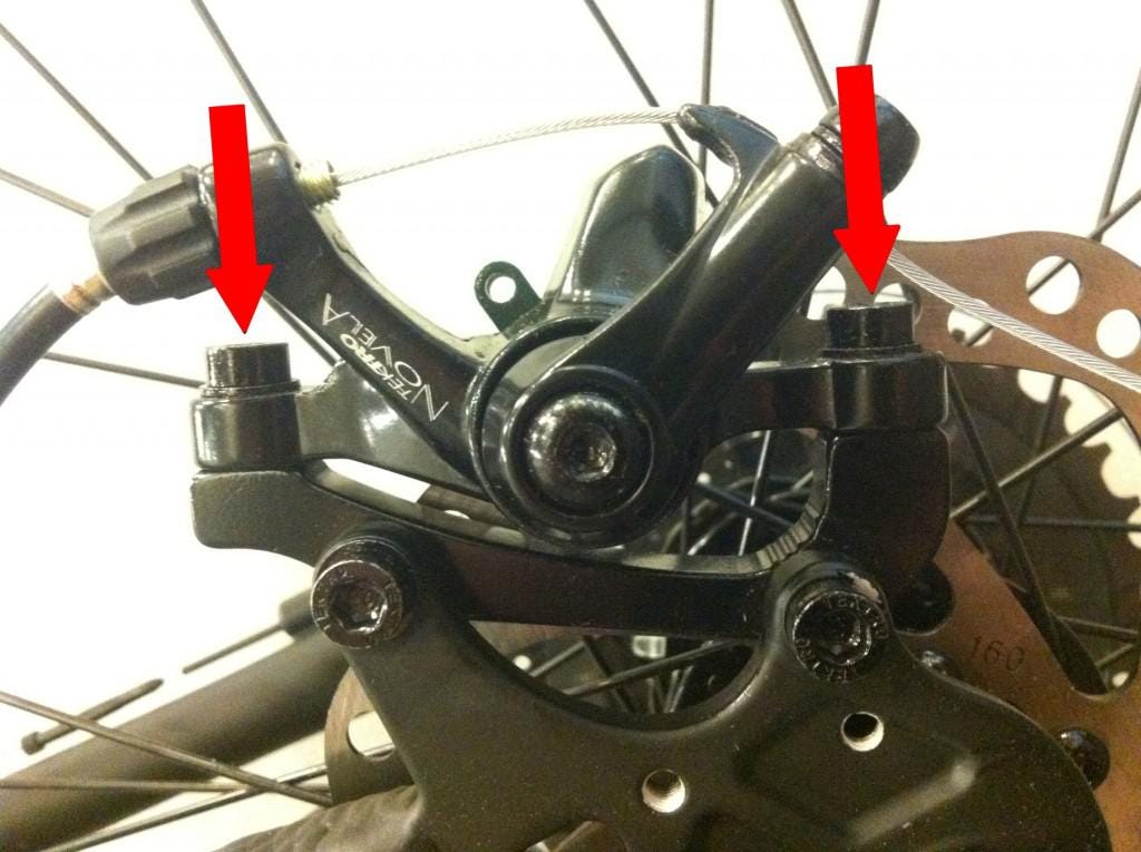 how to adjust the bicycle mechanical disc brake - 0*6LtmPq2EA0ZUIoSS
